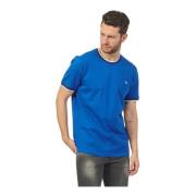 Blauw Sportief T-shirt met Gestreept Detail Harmont & Blaine , Blue , ...