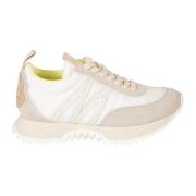 Witte lage top sneakers Moncler , Multicolor , Dames