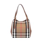 Stijlvolle Schoudertas met Magneetsluiting Burberry , Beige , Dames