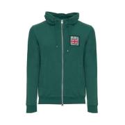 Mannen Rits Hoodie Herfst/Winter Collectie Husky Original , Green , He...