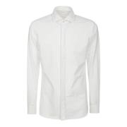 Witte Overhemd met Kraag en Manchetten Xacus , White , Heren