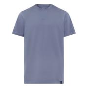 T-shirt van stretch Supima-katoen Boggi Milano , Blue , Heren