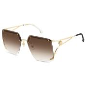 Gold/Brown Shaded Sunglasses Carrera , Yellow , Dames