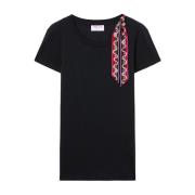 Zwarte Jersey T-shirt met Iride Print Emilio Pucci , Black , Dames