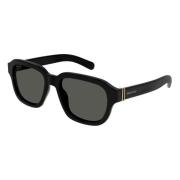 Black/Grey Sunglasses Gucci , Black , Heren