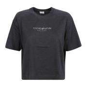 Grijze T-shirt Collectie Brunello Cucinelli , Gray , Dames