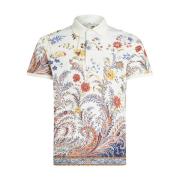 Bloemen Paisley Print Polo Shirt Etro , Multicolor , Heren