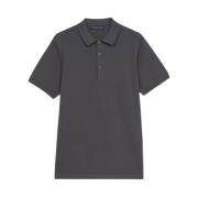 Donkergrijze Katoenen Polo Shirt Brooks Brothers , Gray , Heren