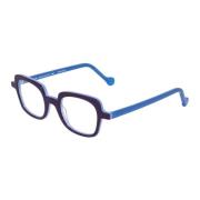 Vierkante acetaatbril Amanda Anne & Valentin , Blue , Unisex