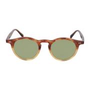Klassieke ronde acetaat zonnebril Oliver Peoples , Brown , Unisex