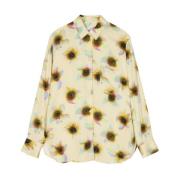 Gele Ibiza Sunflair Print Overhemd Paul Smith , Multicolor , Dames