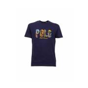 Korte Mouw T-shirt Polo Ralph Lauren , Blue , Heren