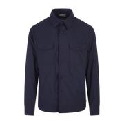 Blauwe Shirt-Style Jas Varese ML Airstop Fedeli , Blue , Heren