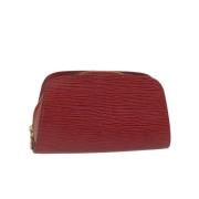 Pre-owned Leather louis-vuitton-bags Louis Vuitton Vintage , Red , Dam...