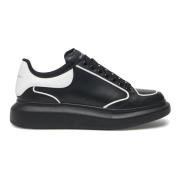 Zwarte Oversized Retro Sneakers Alexander McQueen , Black , Heren