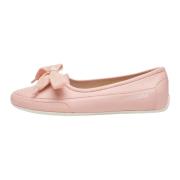 Leather ballet flats Candy BOW Candice Cooper , Pink , Dames
