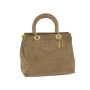 Pre-owned Nylon handbags Dior Vintage , Brown , Dames