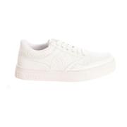 Originele Design Sneakers met Platte Veters Liu Jo , White , Dames