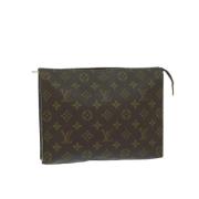 Pre-owned Canvas louis-vuitton-bags Louis Vuitton Vintage , Brown , Da...