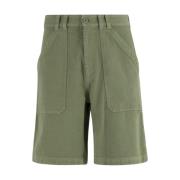 Militaire Shorts Korte Parker A.p.c. , Green , Heren