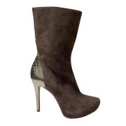 Pre-owned Suede boots Alexandre Birman Pre-owned , Brown , Dames