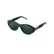 Groene zonnebril Stijlvolle UV-bescherming Casablanca , Green , Dames