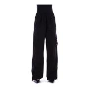 Zwarte Logo Zijzak Broek Dickies , Black , Dames