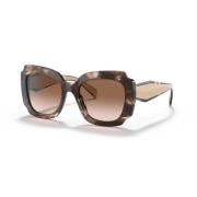 Elegante zonnebril met UV-bescherming Prada , Brown , Dames