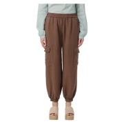 Cargo Fluid Broek Bazar Deluxe , Brown , Dames