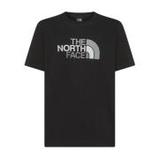 Zwarte T-shirts en Polos Easy Tee The North Face , Black , Heren