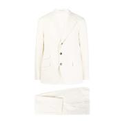 Witte Suits voor Mannen Brunello Cucinelli , White , Heren