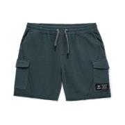 Katoenen Bermuda Camp Shorts Munich , Gray , Heren