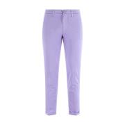 Lila Slim Fit Broek Re-Hash , Purple , Heren