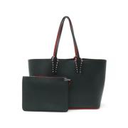 Pre-owned Leather totes Christian Louboutin Pre-owned , Black , Dames