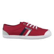 Retro Canvas Sneakers Kawasaki , Red , Heren