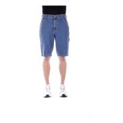 Denim Shorts met rits- en knoopsluiting Dickies , Blue , Heren