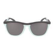 Sportieve Vierkante Zonnebril Oakley , Black , Unisex