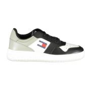 Zwarte Lace-Up Sports Sneaker Tommy Hilfiger , Multicolor , Heren