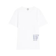 Geborduurd wit T-shirt Ines De La Fressange Paris , White , Dames