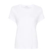 Optisch Wit T-Shirt Patrizia Pepe , White , Dames