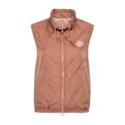 Stijlvolle Care Gillet voor Mannen Moncler , Brown , Dames