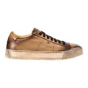 Italiaanse Goose Plus Sneakers Santoni , Brown , Heren