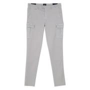 Slim-Fit Zip Jeans Tramarossa , Gray , Heren