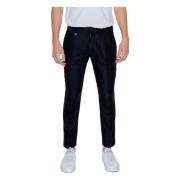 Heren Linnen Blend Complete Broek Antony Morato , Black , Heren