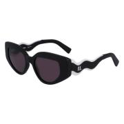 Stijlvolle zonnebril Kl6144S Karl Lagerfeld , Black , Unisex