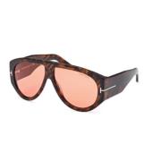 Stijlvolle Zonnebril Tom Ford , Brown , Unisex