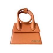 Pre-owned Leather jacquemus-bags Jacquemus Pre-owned , Orange , Dames