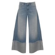 Hoge Taille Denim Jeans Roy Roger's , Blue , Dames