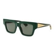 Stijlvolle zonnebril Bv1276S Bottega Veneta , Green , Dames