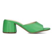 Lime Slippers Stijlvol Comfortabel Lina Locchi , Green , Dames